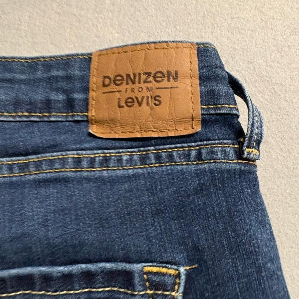 Denizen from Levis Womens 16S Blue Mid Rise Bootcut Jeans Stretch W33 L28