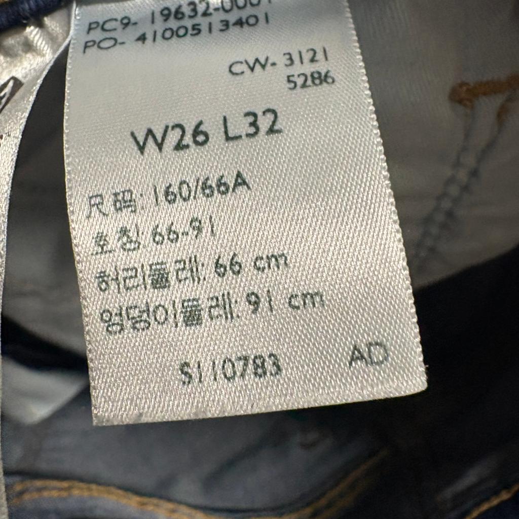 Levi's 315 Shaping Bootcut Jeans Womens 26 Blue Denim Stretch Dark Wash