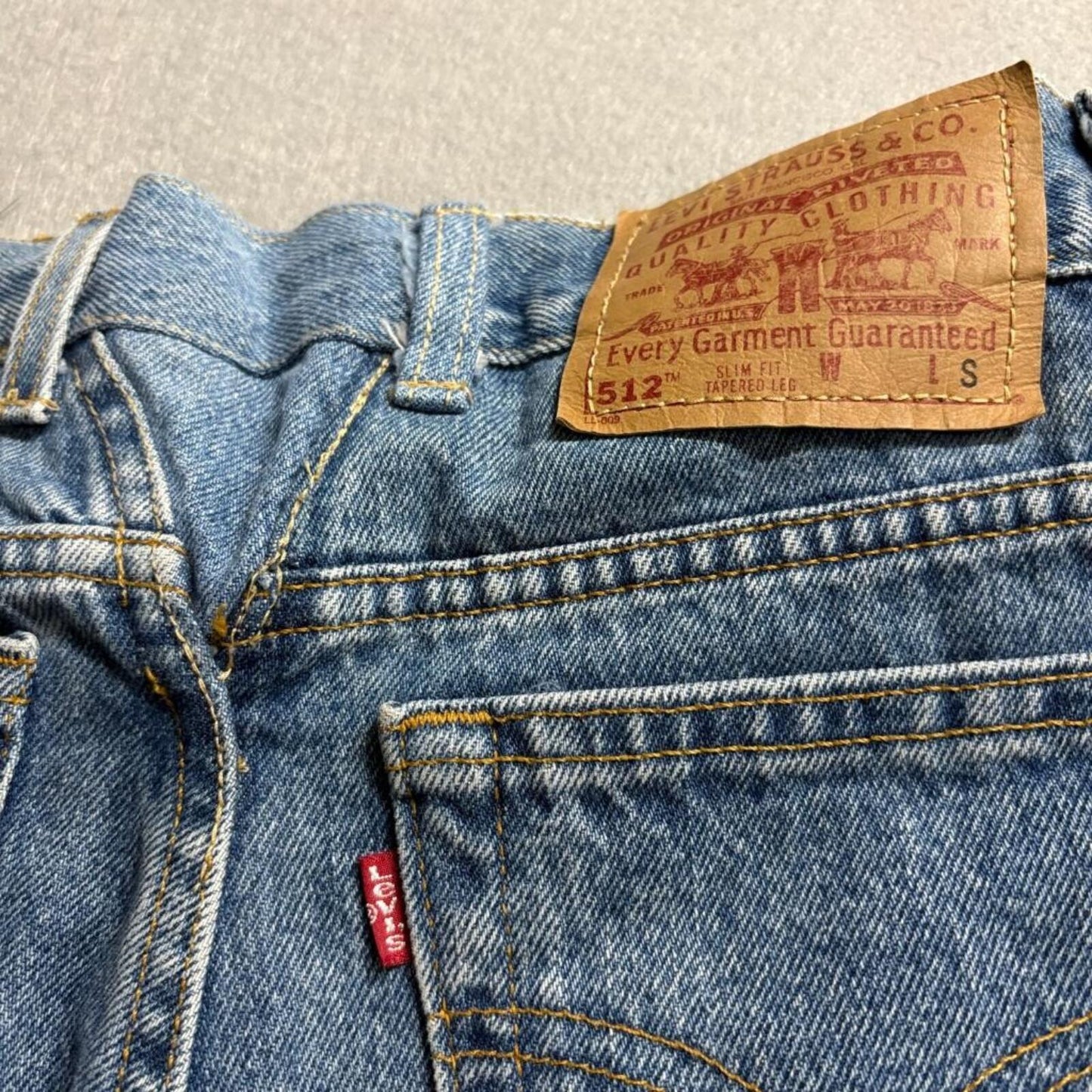 Vintage Levis 512 Jeans Womens 1 S Slim Fit Tapered Leg High Rise Denim 27x24