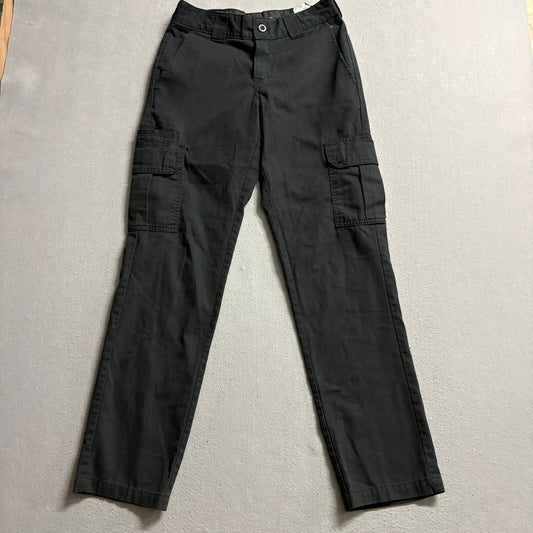 Dickies Flex Womens Cargo Pants Size 29x32 Black Straight Leg Workwear