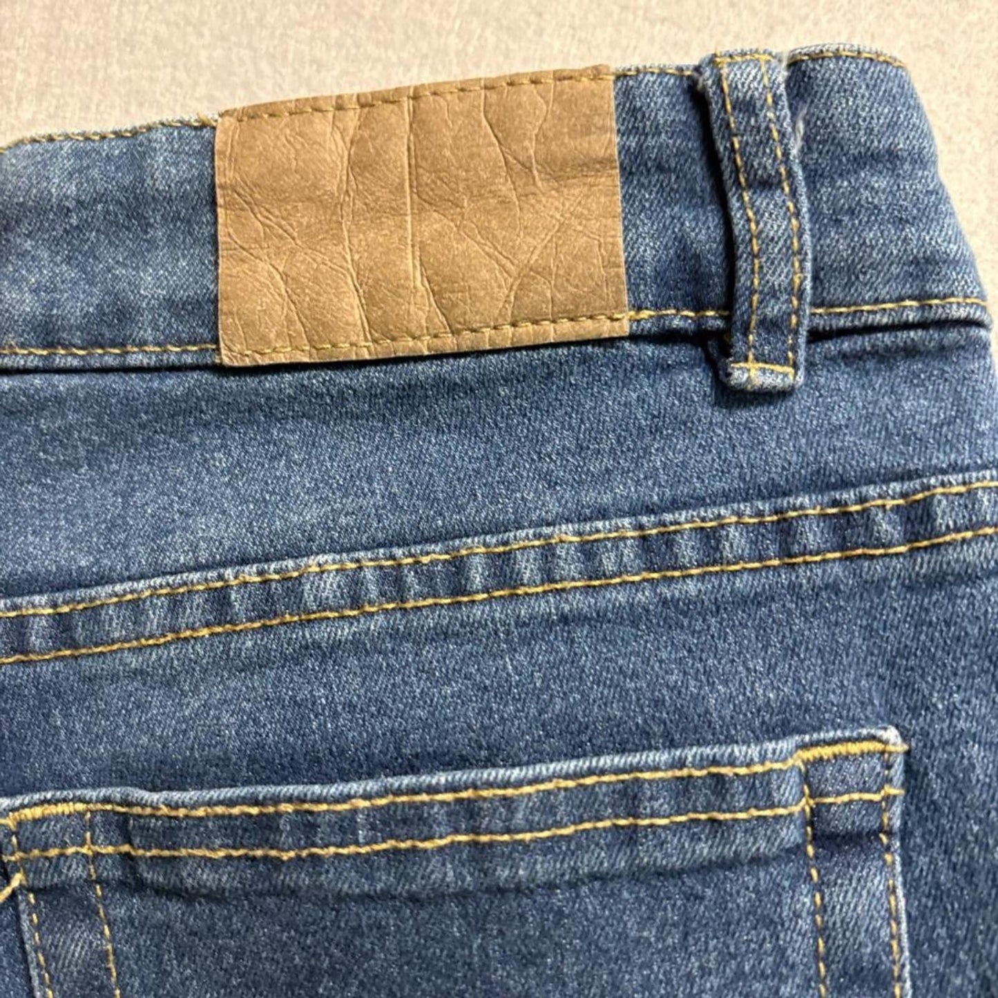 Tommy Hilfiger Boys Revolution Slim Jeans Size 12 Blue Denim Distressed Ripped