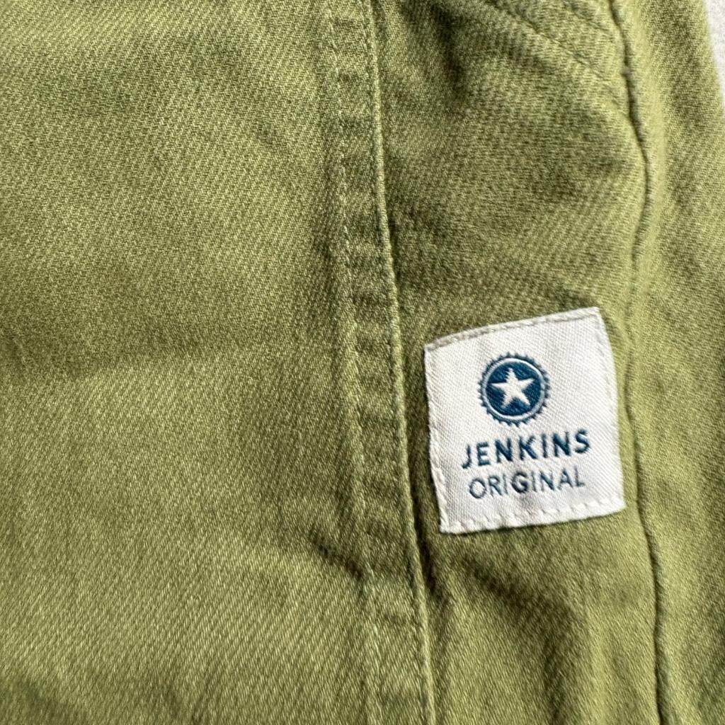 Reverb Jenkins Original Women Jogger Pants Medium Green Cotton Blend Drawstring