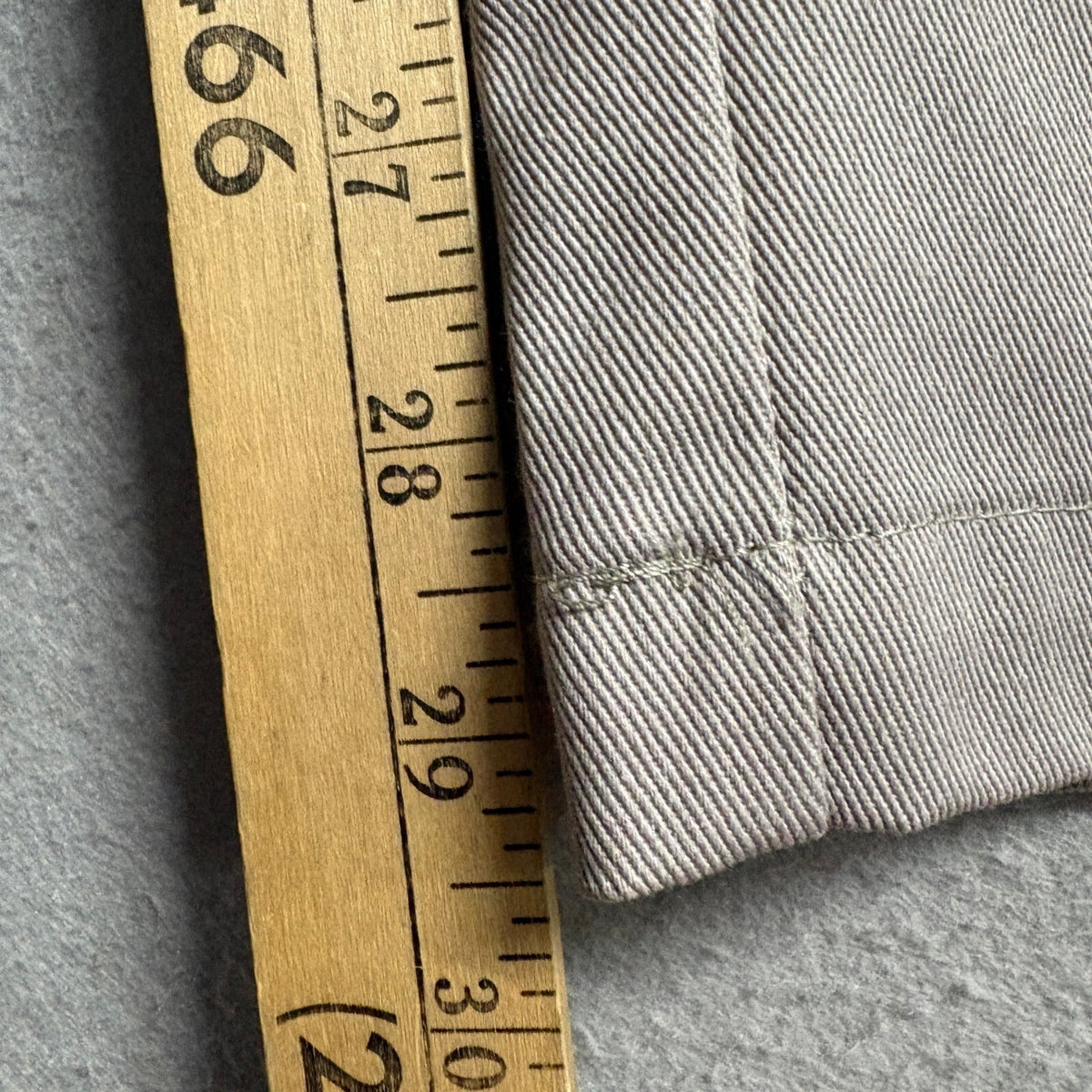 Dickies 874 Original Fit Mens Work Pants Gray Chino Flat Front 38x28
