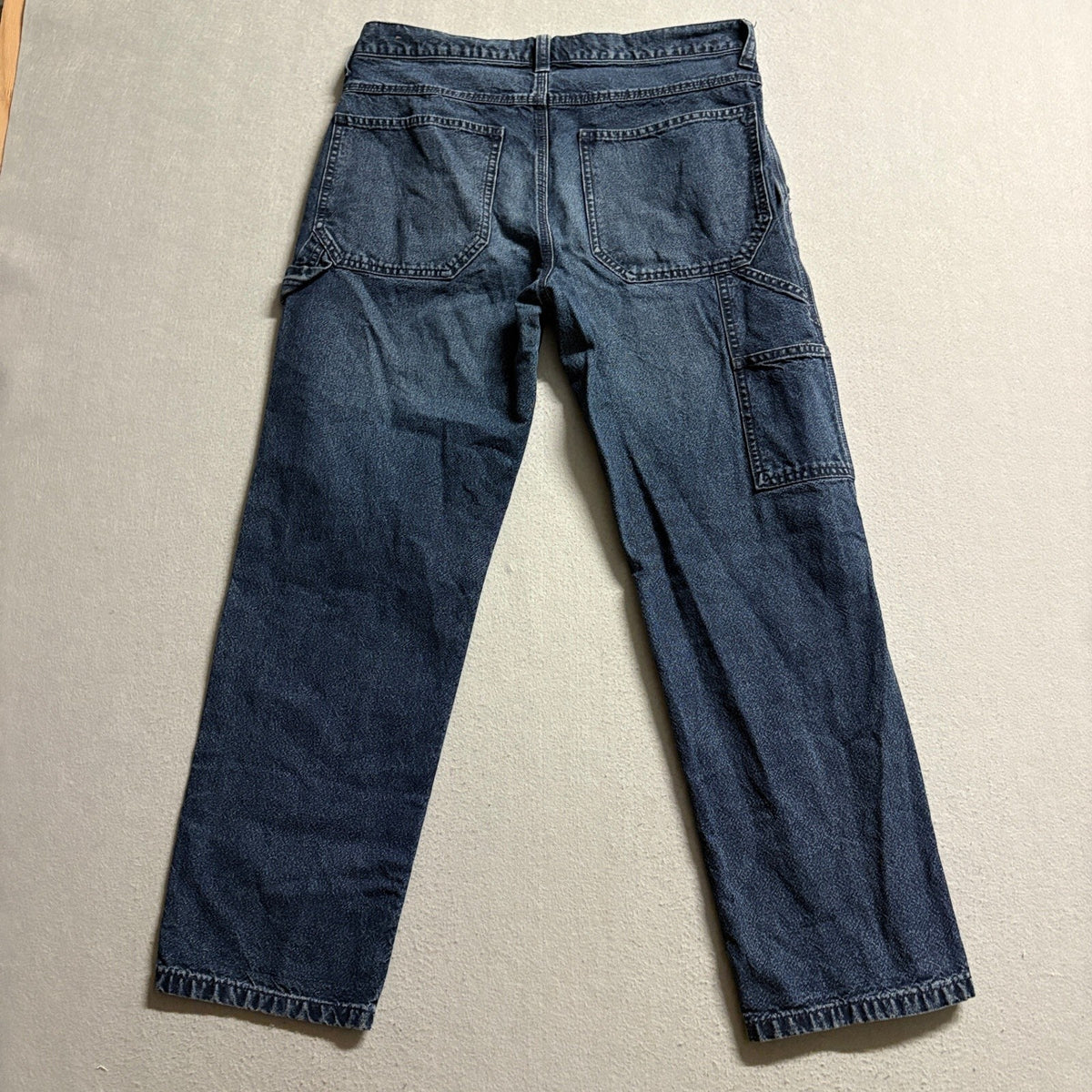 Madewell Workwear Carpenter Jeans Mens Size 31x30 Blue Denim Button Fly 100