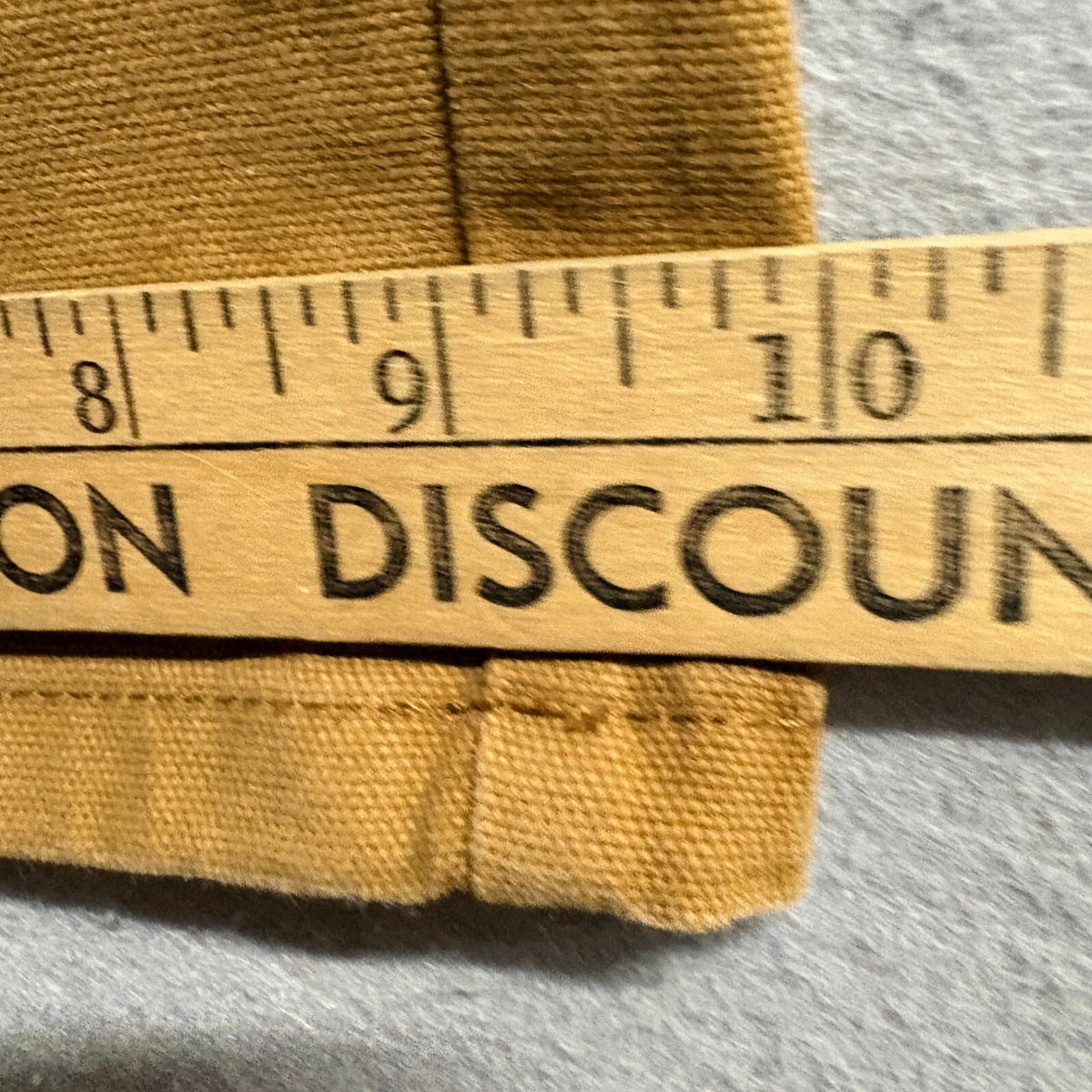 Genuine Dickies Men 42x30 Brown Canvas Utility Work Pants Carpenter Stretch