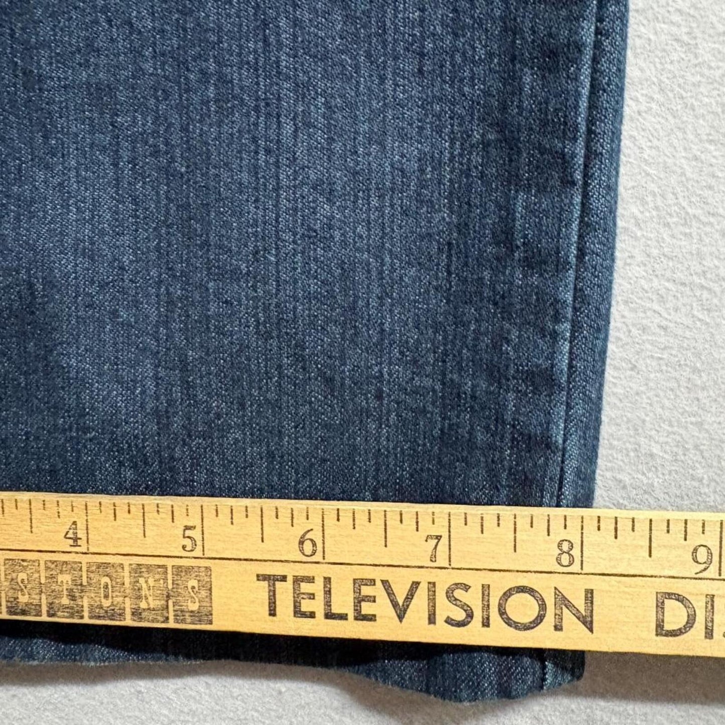 Gloria Vanderbilt Amanda Jeans Womens 16 Short Blue Denim Classic Fit Straight