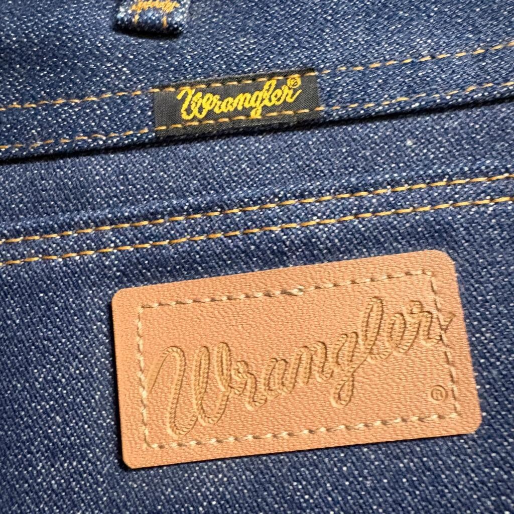 Vintage Wrangler 13MWZ Cowboy Cut Jeans Mens 31x30 Blue Denim Made in USA New