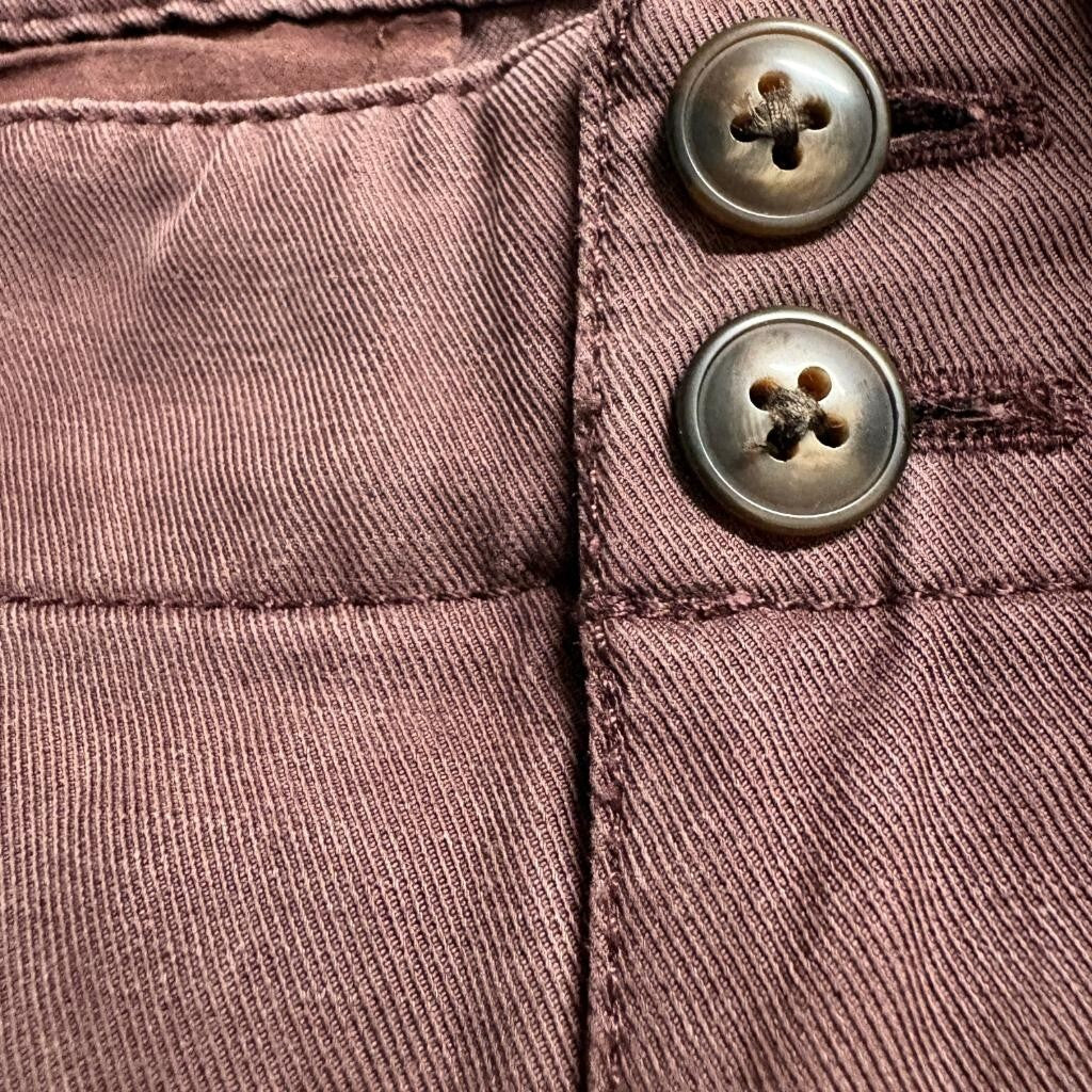 Madewell The Harlow Wide Leg Pants Womens 14 Brown Lyocell Cotton Linen Blend