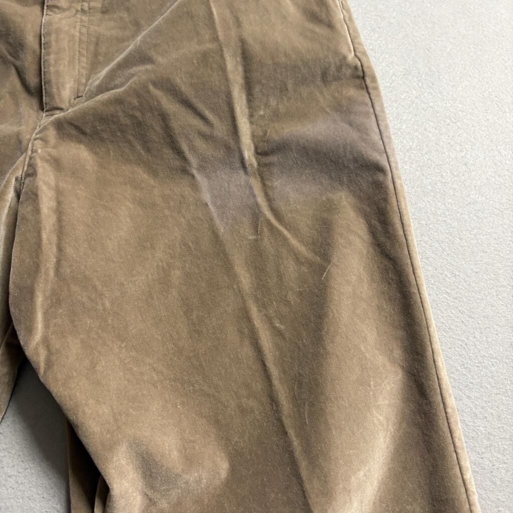 Gloria Vanderbilt Velveteen Stretch Bootcut Pants Womens 18 Sable Brown NWT