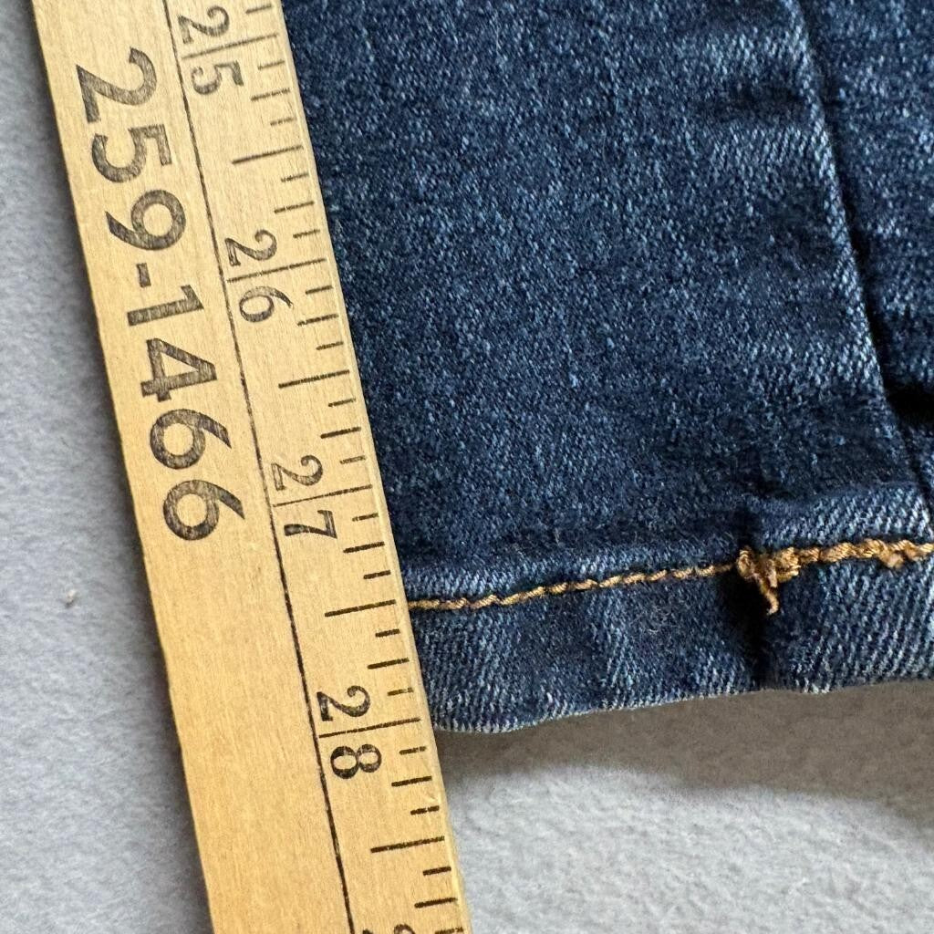 Gloria Vanderbilt Amanda Jeans Womens 14 Blue Denim High Rise Straight Leg