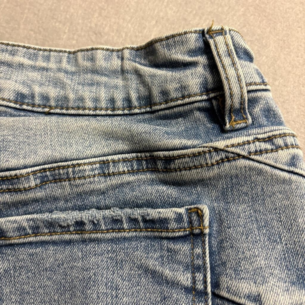 Rise Supply Co Womens Flare Jeans Size 28 Blue Denim Light Wash Bootcut