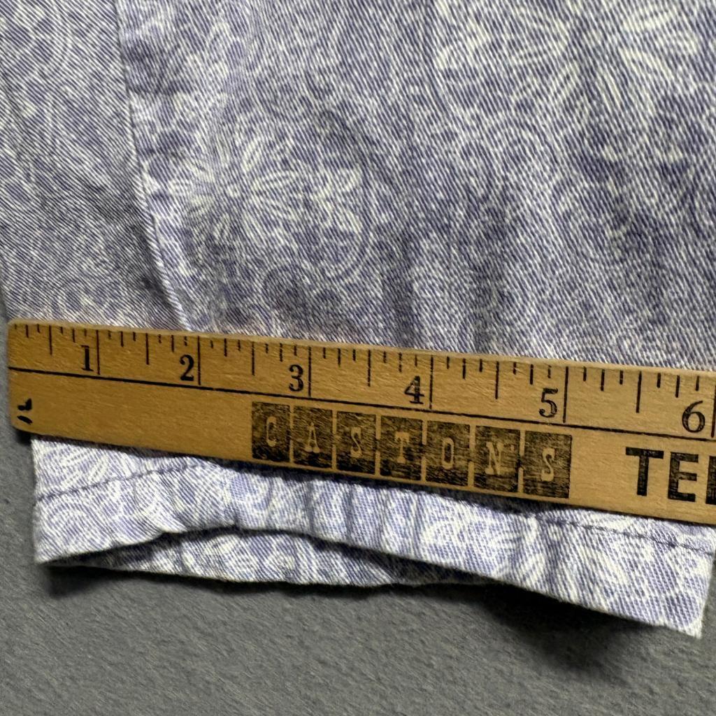 Nine West Vintage America Skinny Jeans Womens 16 Purple Paisley Matchstick Crop
