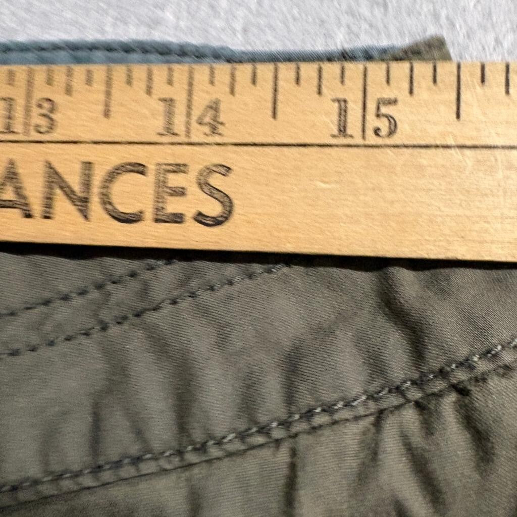 REI Womens Pants Size 6 Petites Green Cotton Blend Roll Up Convertible Hiking