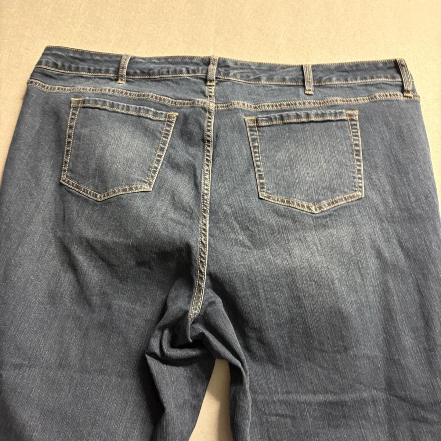 Torrid Crop Boyfriend Jeans Womens 24 Blue Denim Fray Hem Vintage Stretch