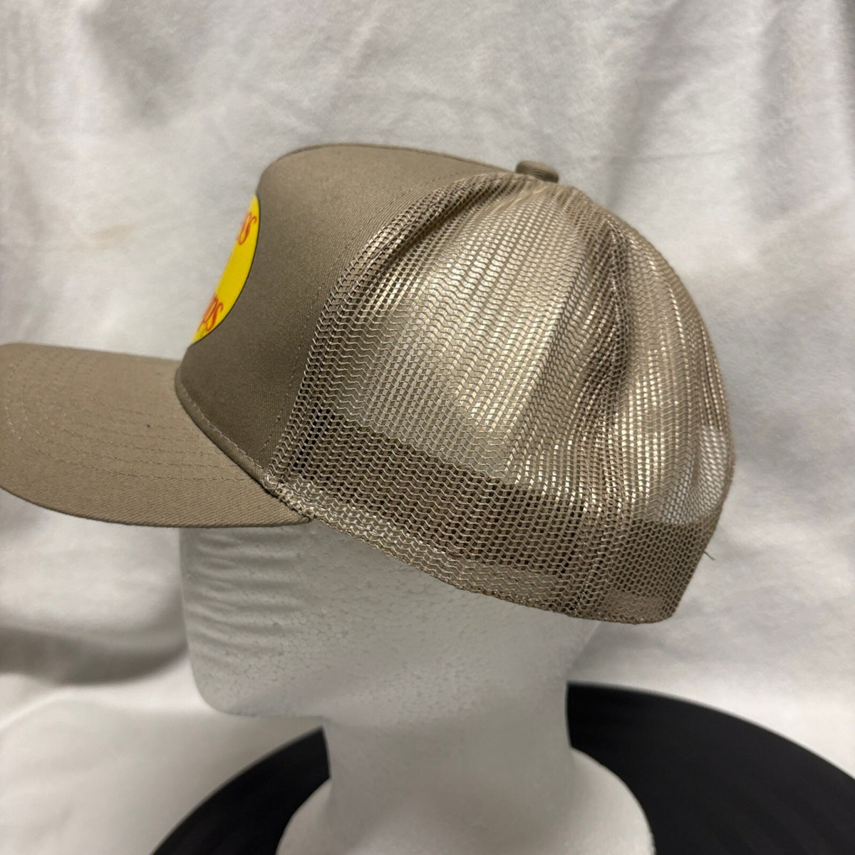 Bass Pro Shops Trucker Hat Snapback Mesh Back Tan Brown Fishing Cap OSFM - Photo 5