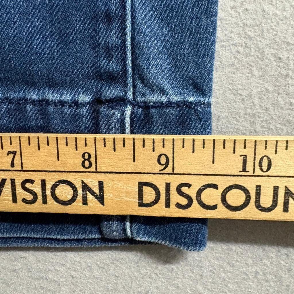 Universal Thread High Rise Wide Leg Crop Jeans Womens Size 2 26 Blue Denim