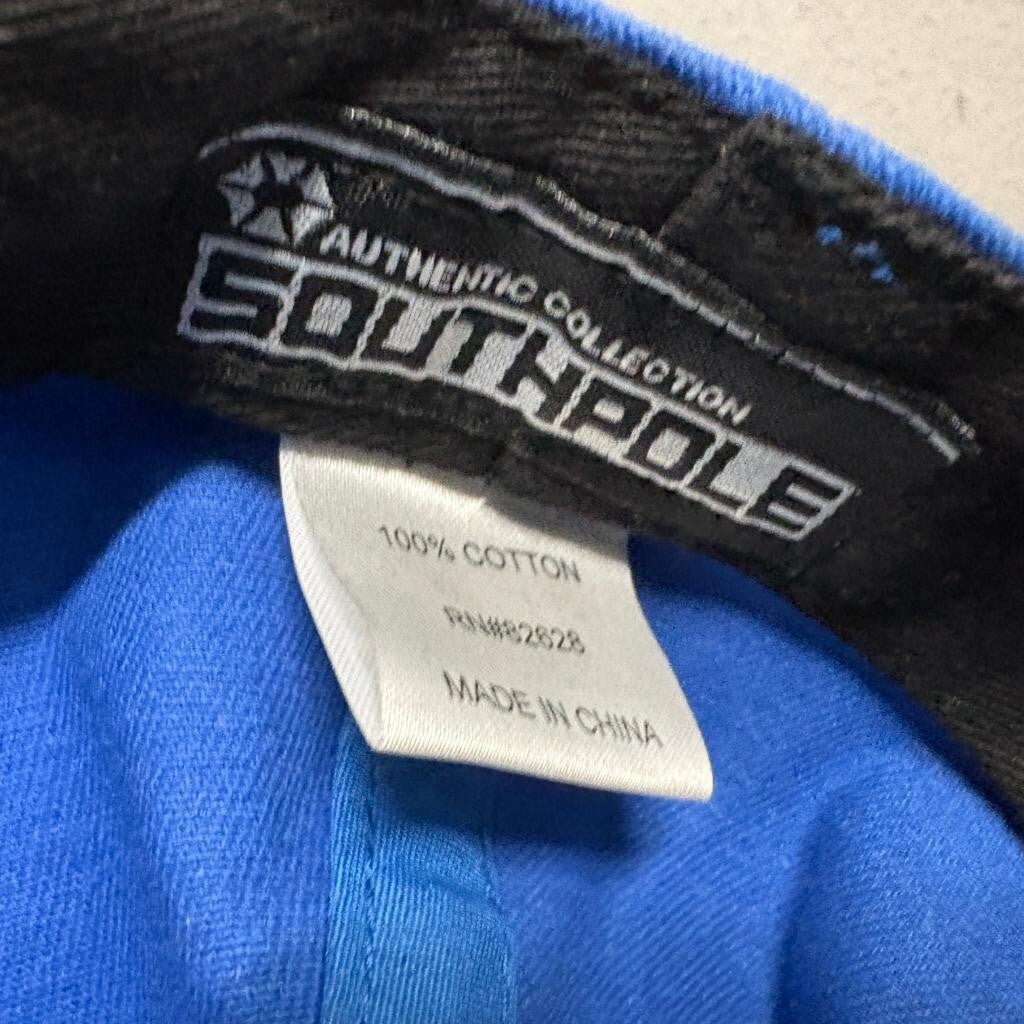 Southpole Authentic Collection Royal Blue Snapback Hat Cap SP Logo Mens
