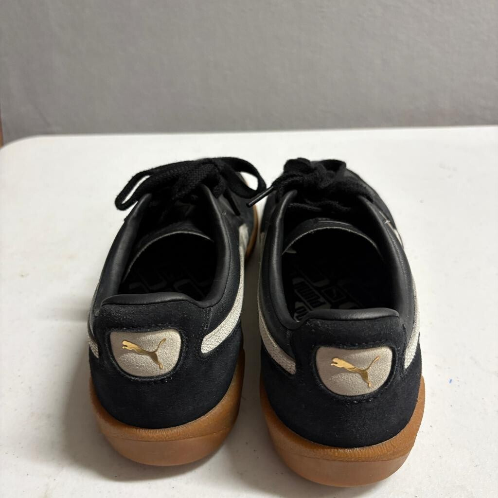 Puma Palermo Lth Black Feather Gray Gum Mens Size 10 Leather Sneakers 396464-03