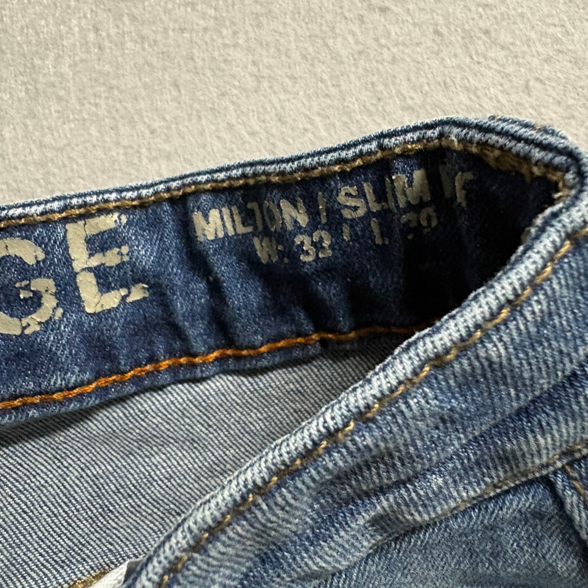 Weatherproof Vintage Mens Slim Fit Jeans Blue Stretch Denim Size 32x30 Milton