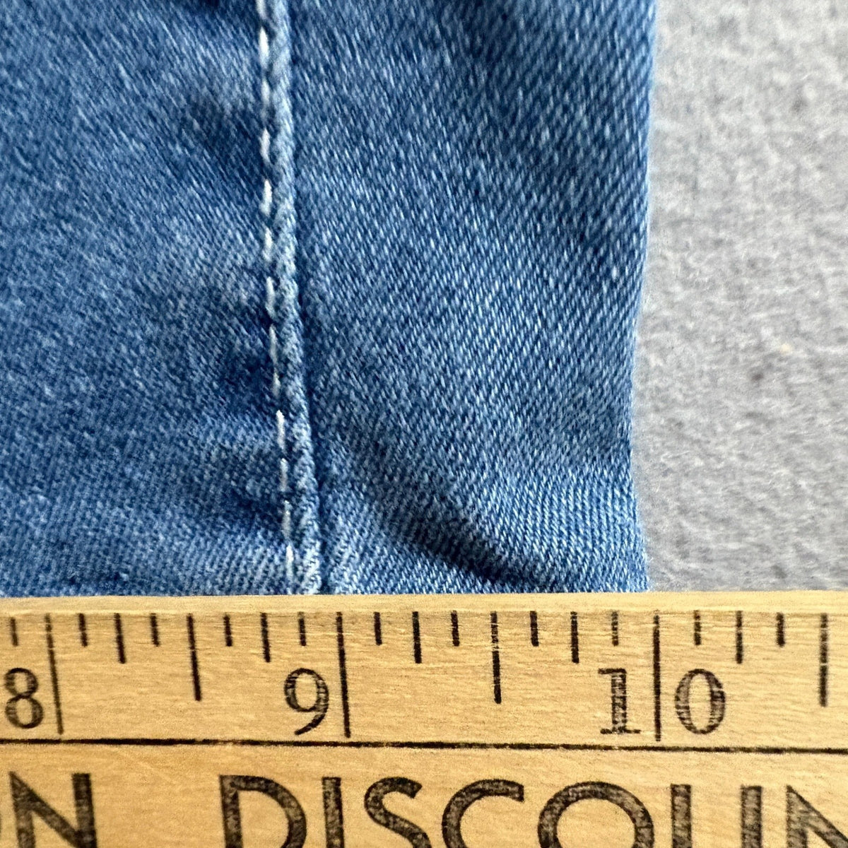 Unbranded Womens Wide Leg Jeans Size S Blue Denim High Rise Stretch Comfort
