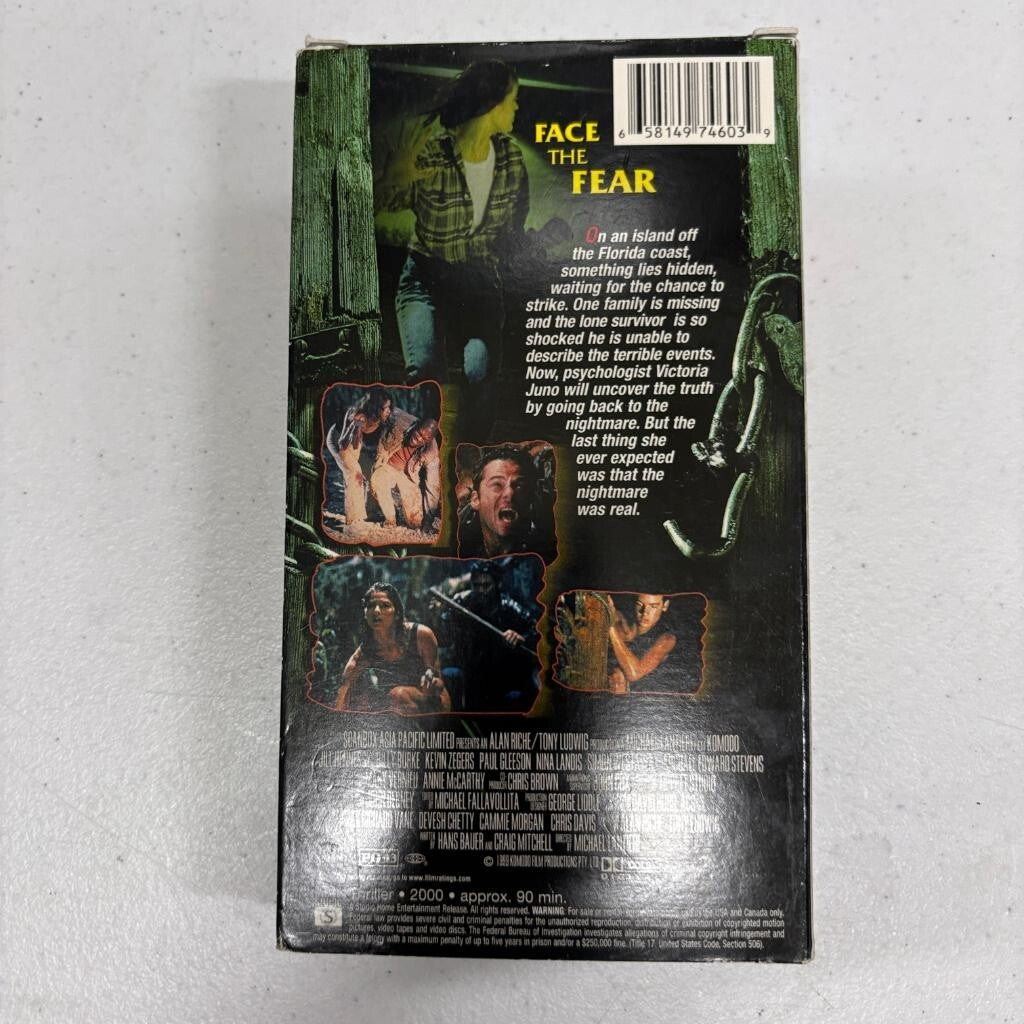 Komodo VHS 2000 Creature Feature Horror Thriller Movie Studio S Home