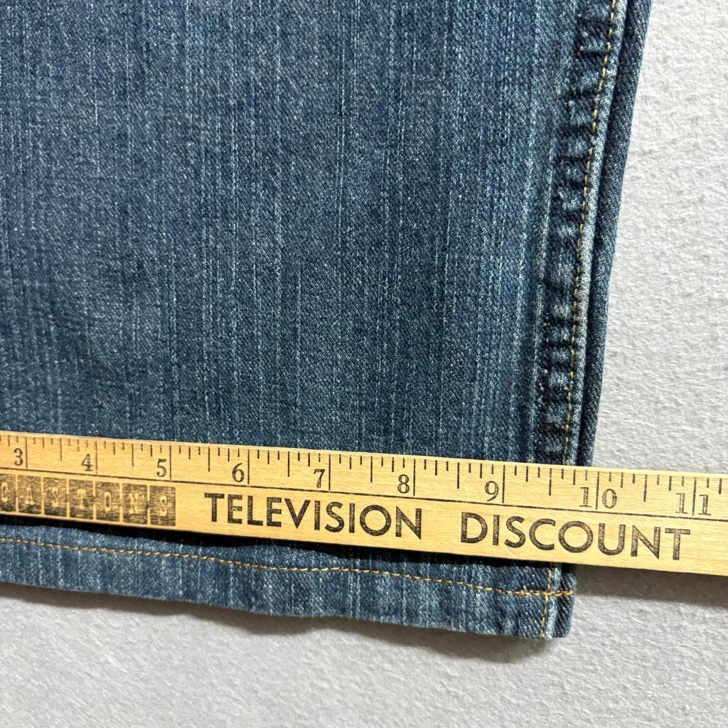 Nautica Jeans Co Mens 40x32 Blue Denim Straight Leg Jeans 100% Cotton