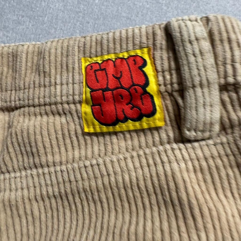 Empyre Relaxed Fit Corduroy Pants Mens 26x24 Beige Tan Skate Y2K Baggy