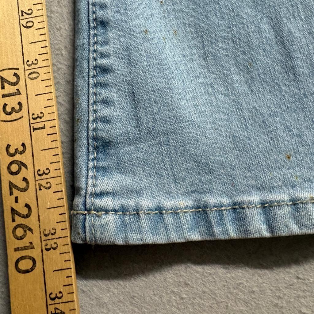 Lucky and Blessed L&B Serape Flare Jeans Womens 14 Light Wash Denim Bell Bottoms