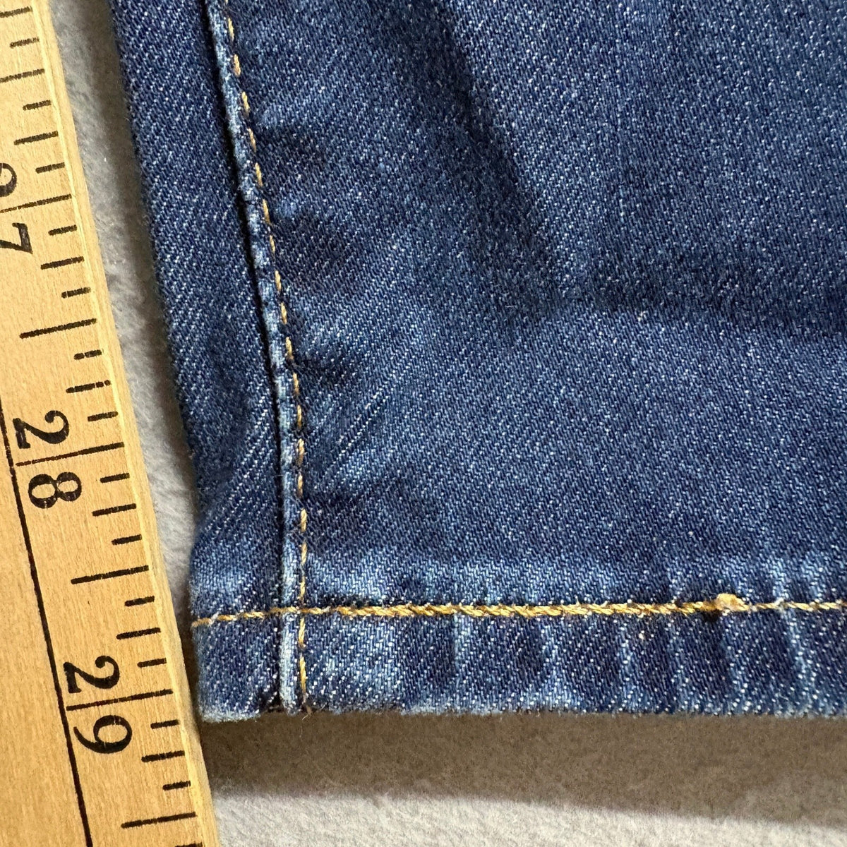 Levi's Premium Mile High Super Skinny Jeans Womens 31x30 Dark Wash Blue Denim