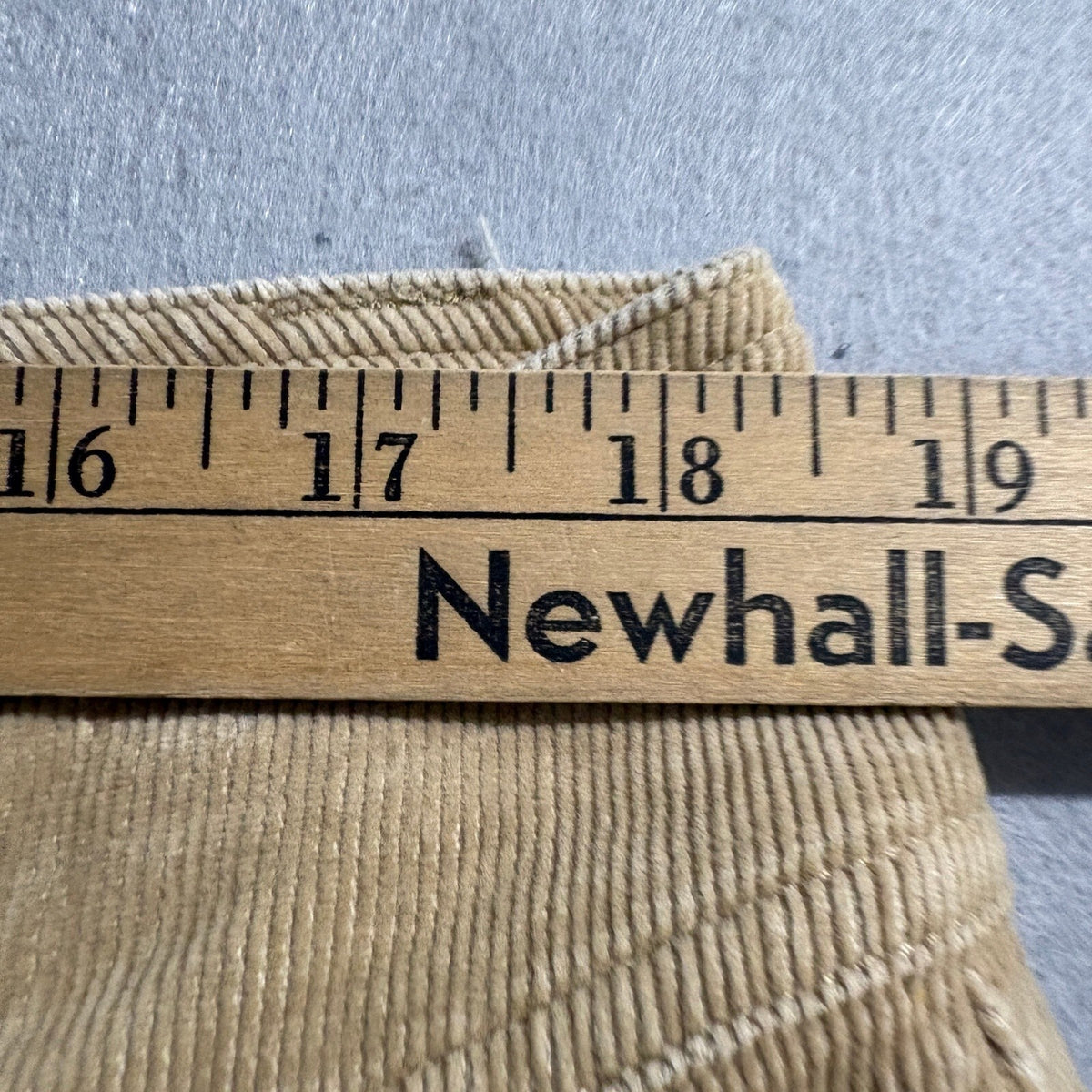 Venezia Corduroy Pants Womens 18 Average Tan Brown Stretch Bootcut Corduroy