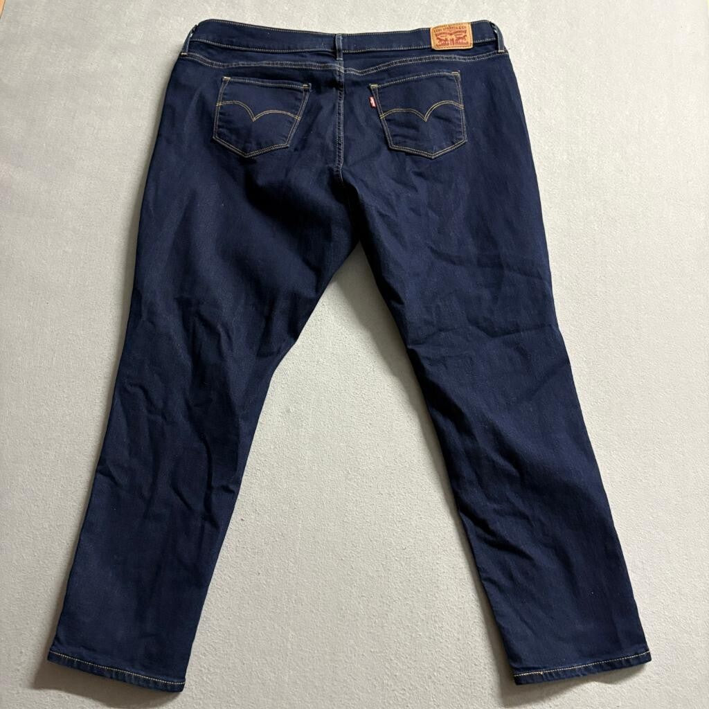 Levi's 311 Shaping Skinny Jeans Womens 18W S Dark Wash Blue Denim Stretch