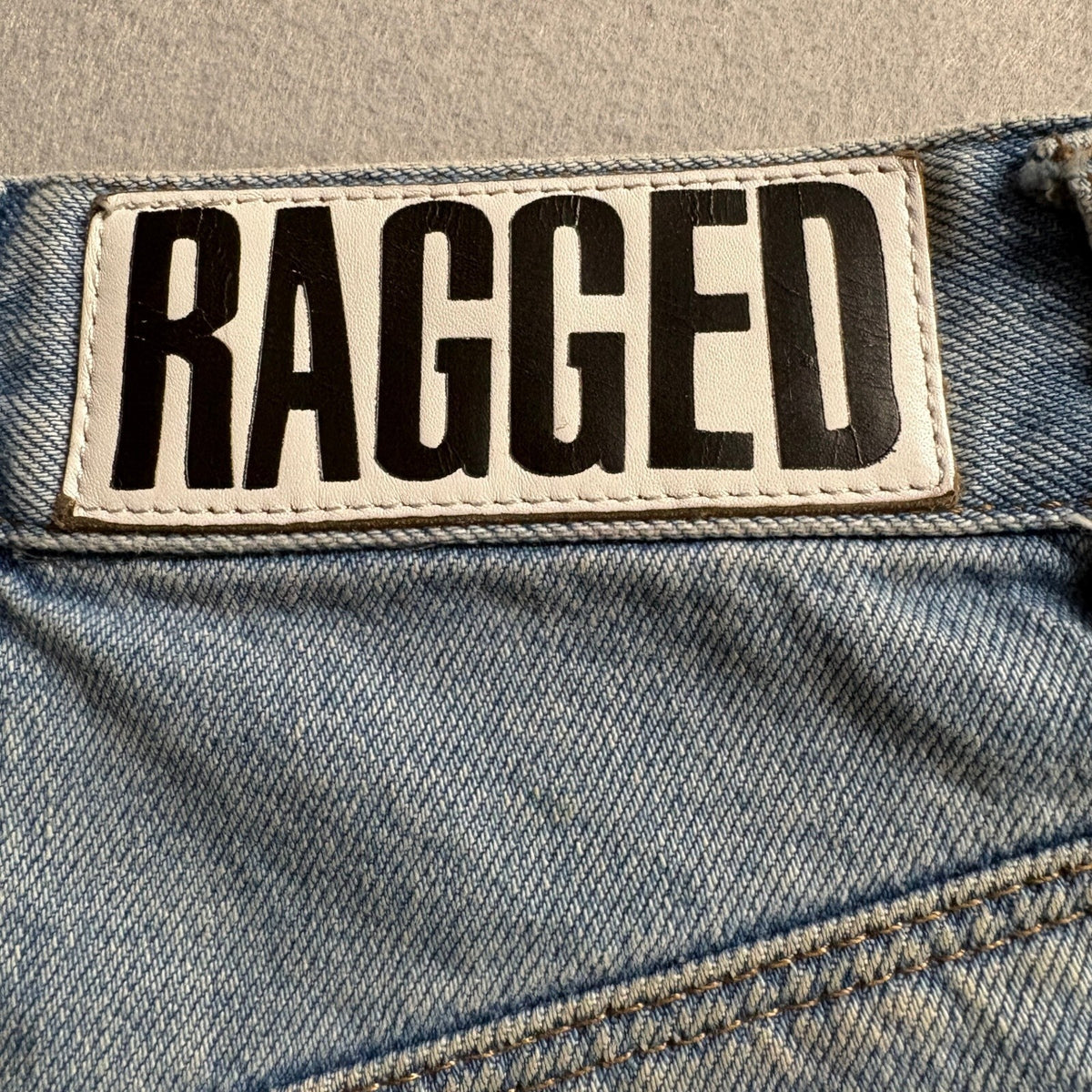 The Ragged Priest Jeans Womens 24 Light Wash Denim High Rise Straight Leg
