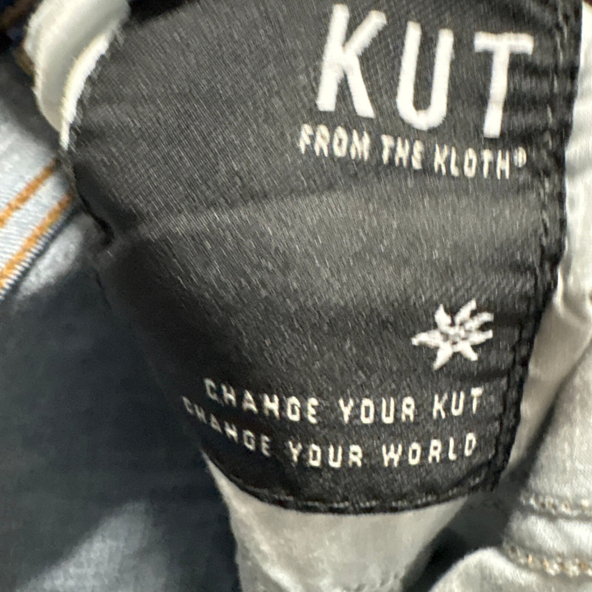KUT from the Kloth Skinny Jeans Womens 4 Blue Ankle Raw Raw Hem Stretch Denim