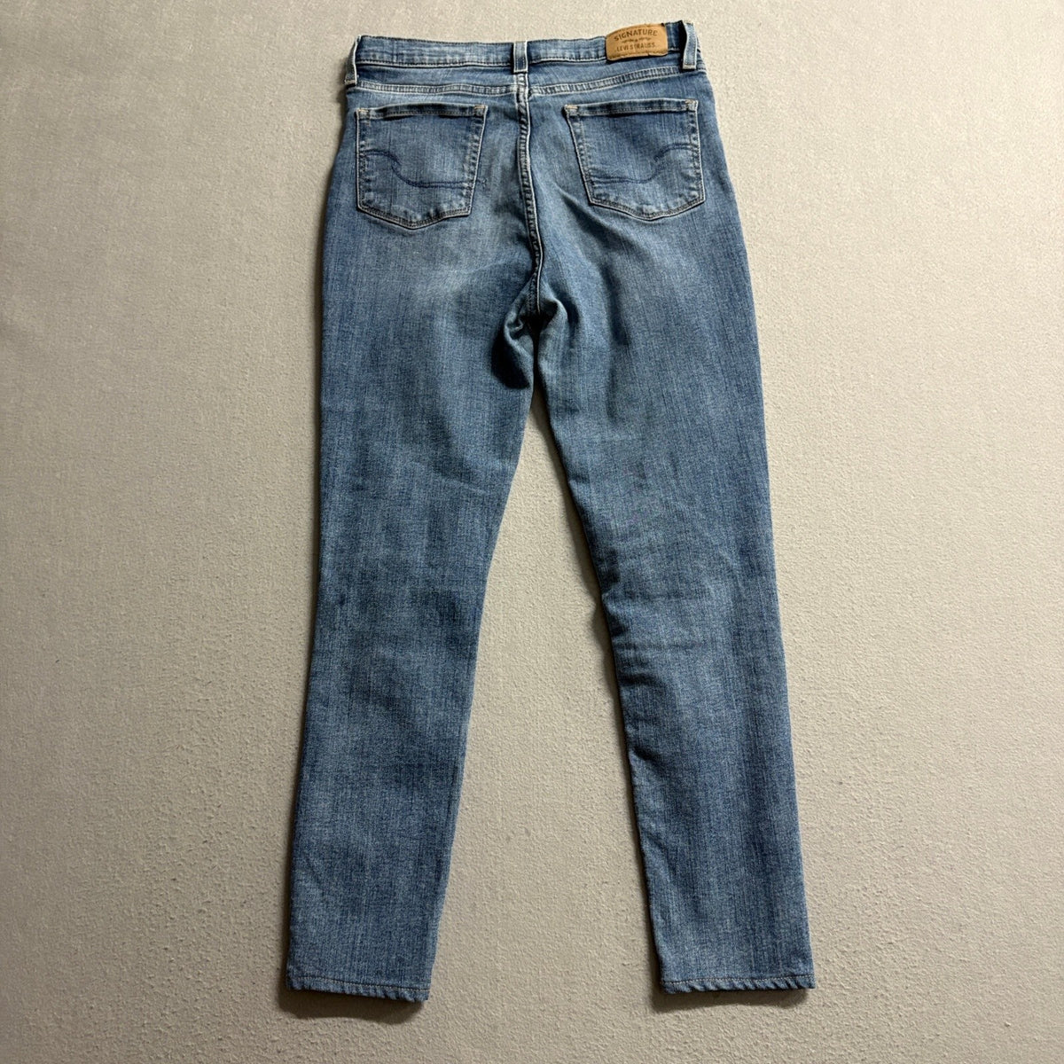 Signature by Levi Strauss Women Size 16 High Rise Super Skinny Distressed Jeans