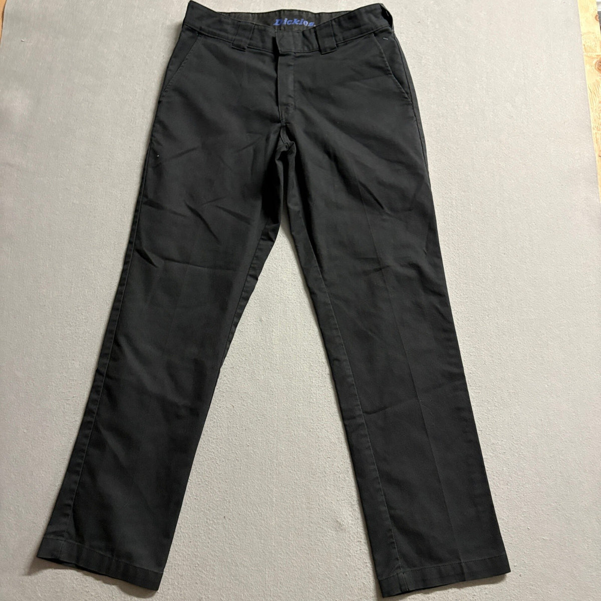Dickies Flex Mens 32x32 Black Work Pants WP150BK Straight Leg Chino