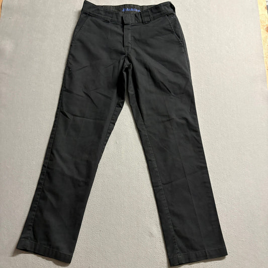 Dickies Flex Mens 32x32 Black Work Pants WP150BK Straight Leg Chino