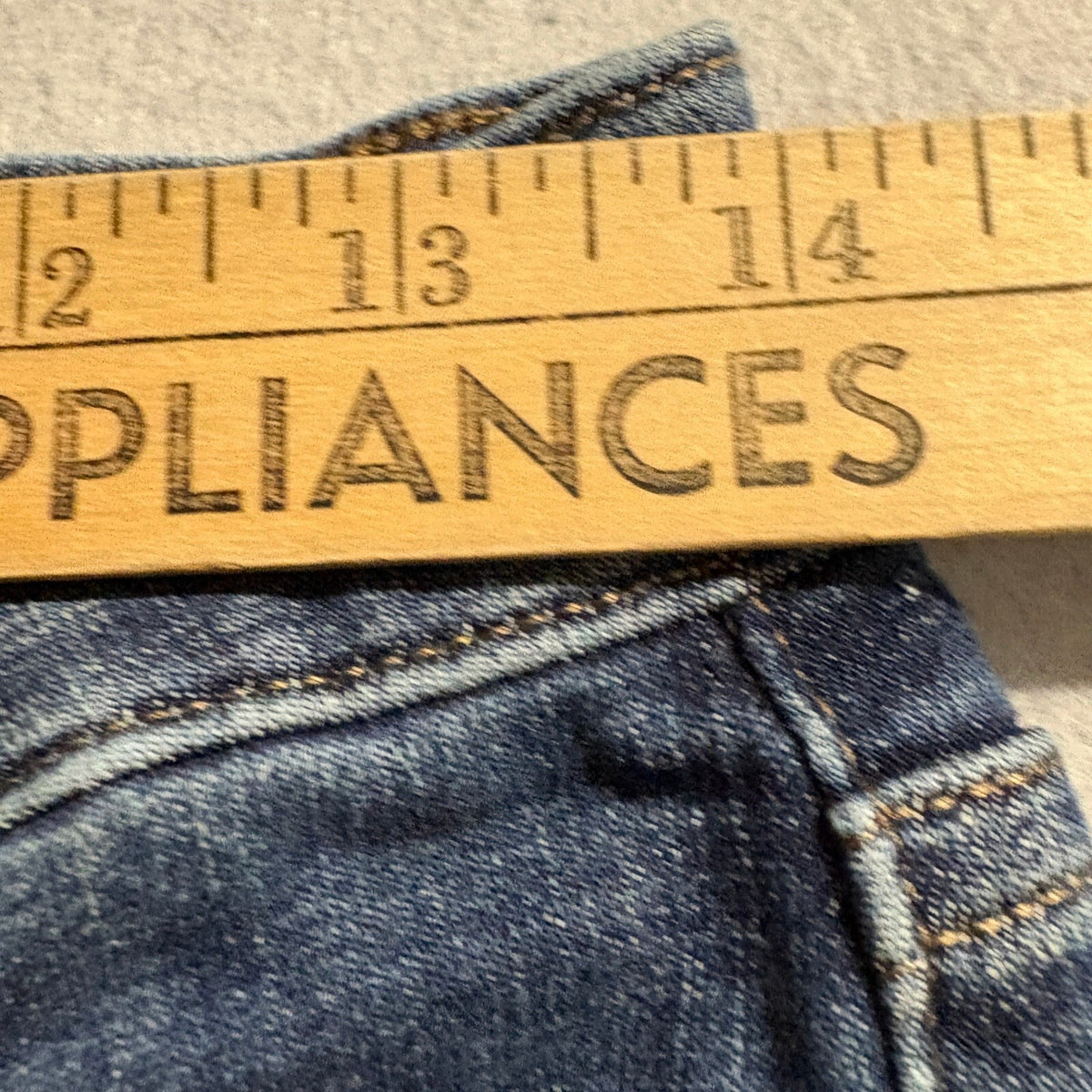 Cosmic Blue Love Moody Jeans Womens 30T Blue Denim Raw Hem Straight Leg Stretch