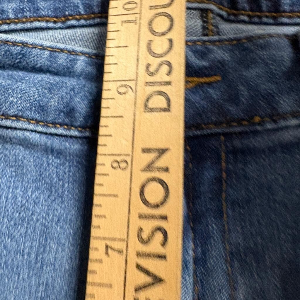 Kut from the Kloth Stevie Straight Leg Jeans Womens 6 Blue High Rise Distressed