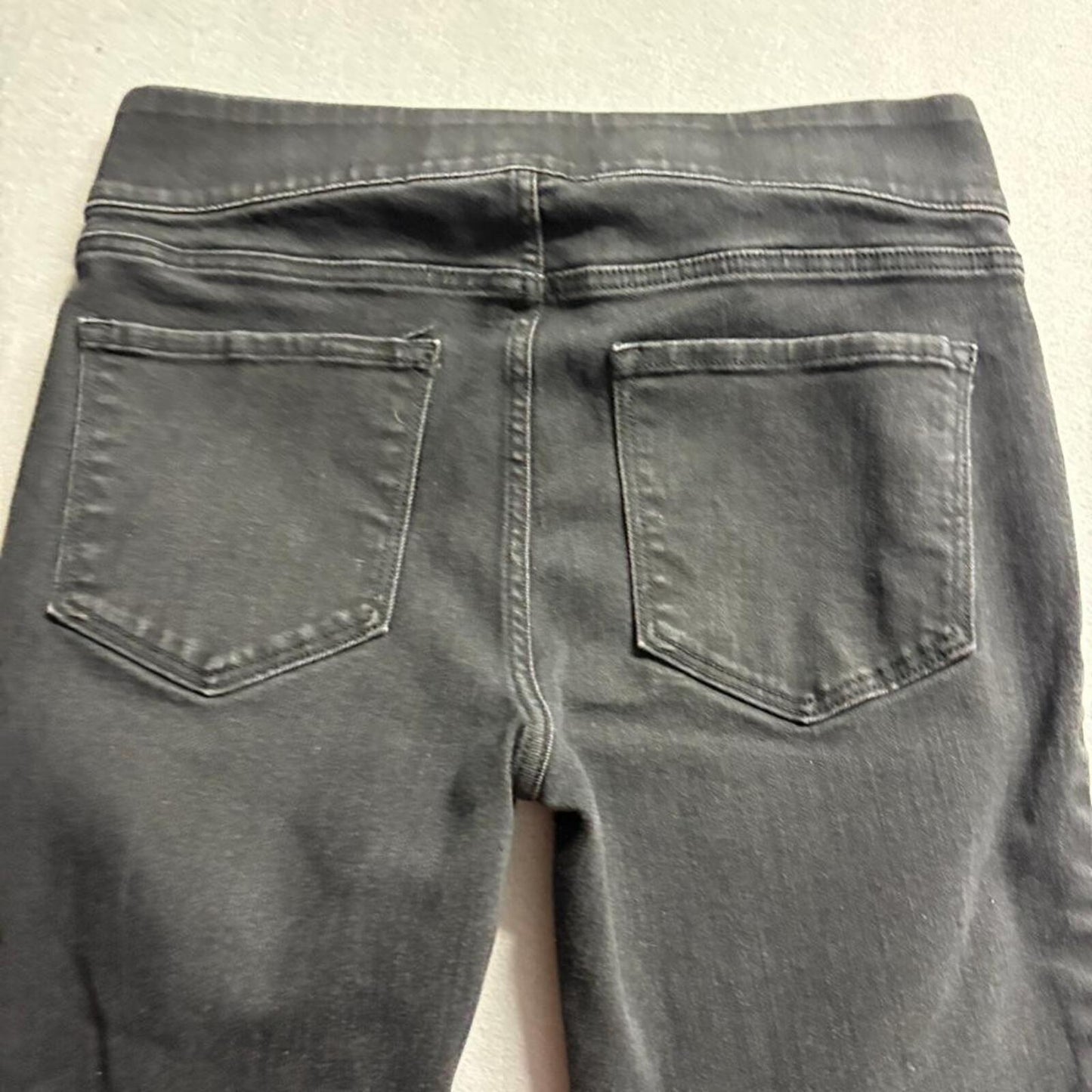 Old Navy Rockstar Super Skinny Jeggings Womens 12 Petite Black Mid Rise Stretch