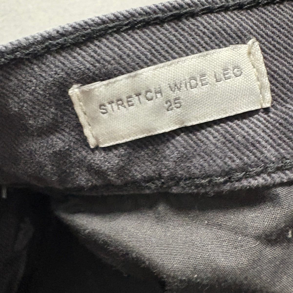 PacSun Stretch Wide Leg Jeans Womens Size 25 Gray Denim High Rise