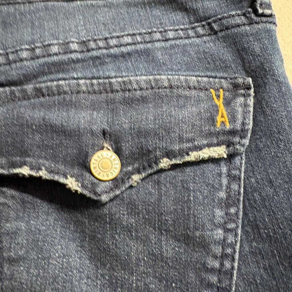 Vintage America Blues Boot-Y Jeans Womens 10/30 Blue Denim Stretch Bootcut