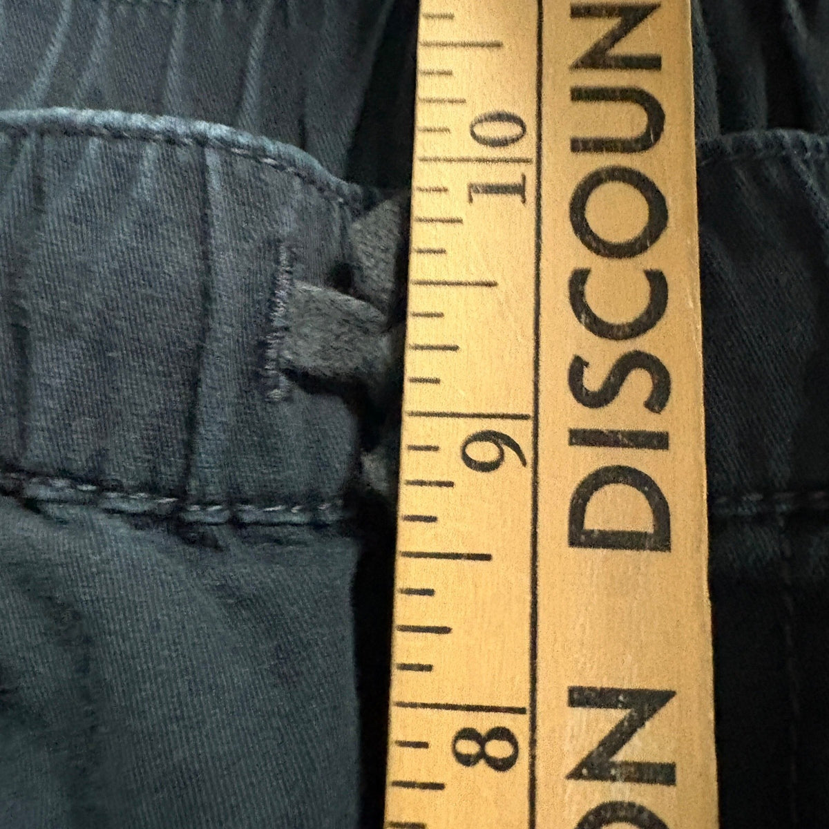 PacSun Mens Skinny Jogger Pants Medium Dark Green Cotton Stretch Drawstring