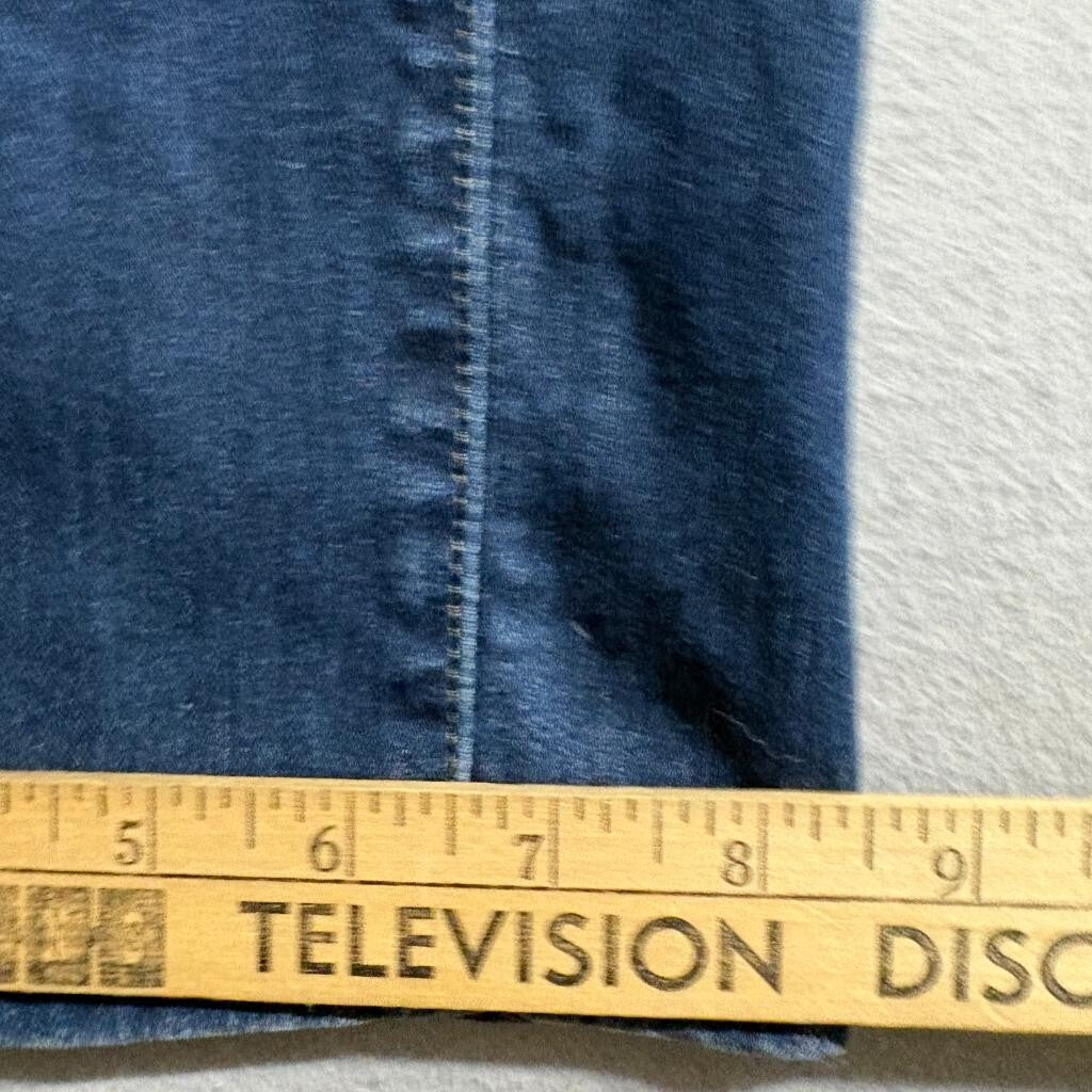 NYDJ Marilyn Straight Jeans Womens 14 Blue Denim Stretch Lift Tuck