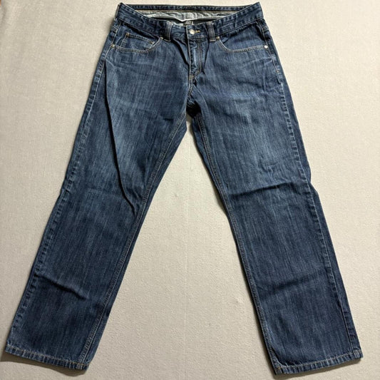 Claiborne Straight Fit Jeans Mens 32x30 Blue Denim 100% Cotton Medium Wash