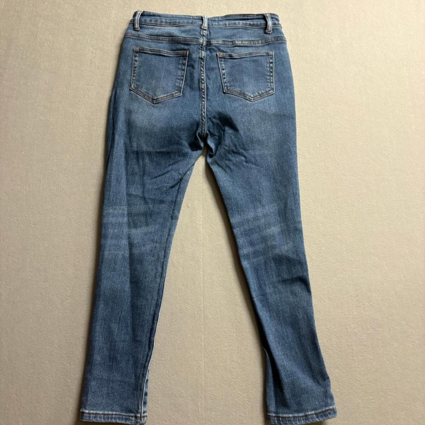 Monkey Ride Jeans Womens 9/29 Blue Distressed Skinny High Rise Denim