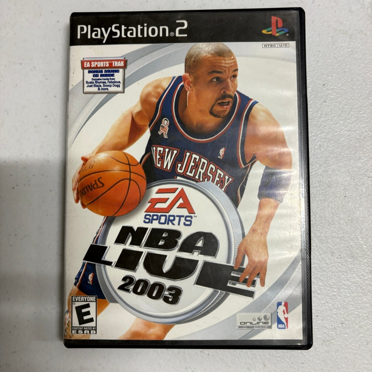 NBA Live 2003 Sony PlayStation 2 PS2 Complete CIB Jason Kidd Case Manual Disc