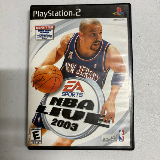 NBA Live 2003 Sony PlayStation 2 PS2 Complete CIB Jason Kidd Case Manual Disc