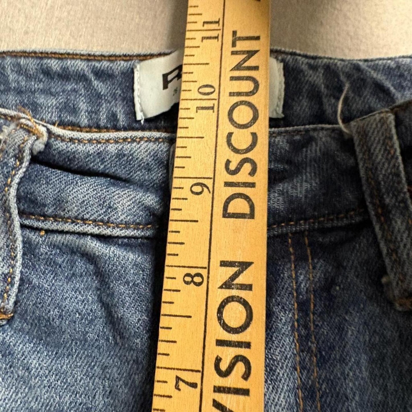 RSQ High Rise Flare Jeans Womens Size 26 Blue Denim Stretch Pants