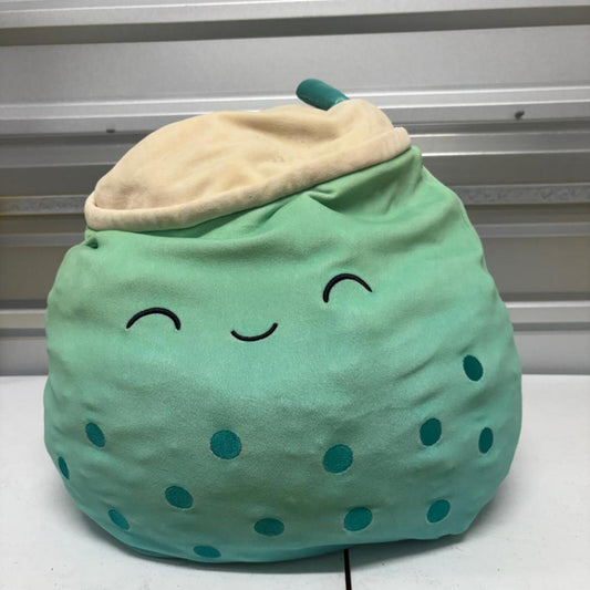 Squishmallows Jakarria the Boba Tea 16 Inch Large Green Plush Stuffed Animal