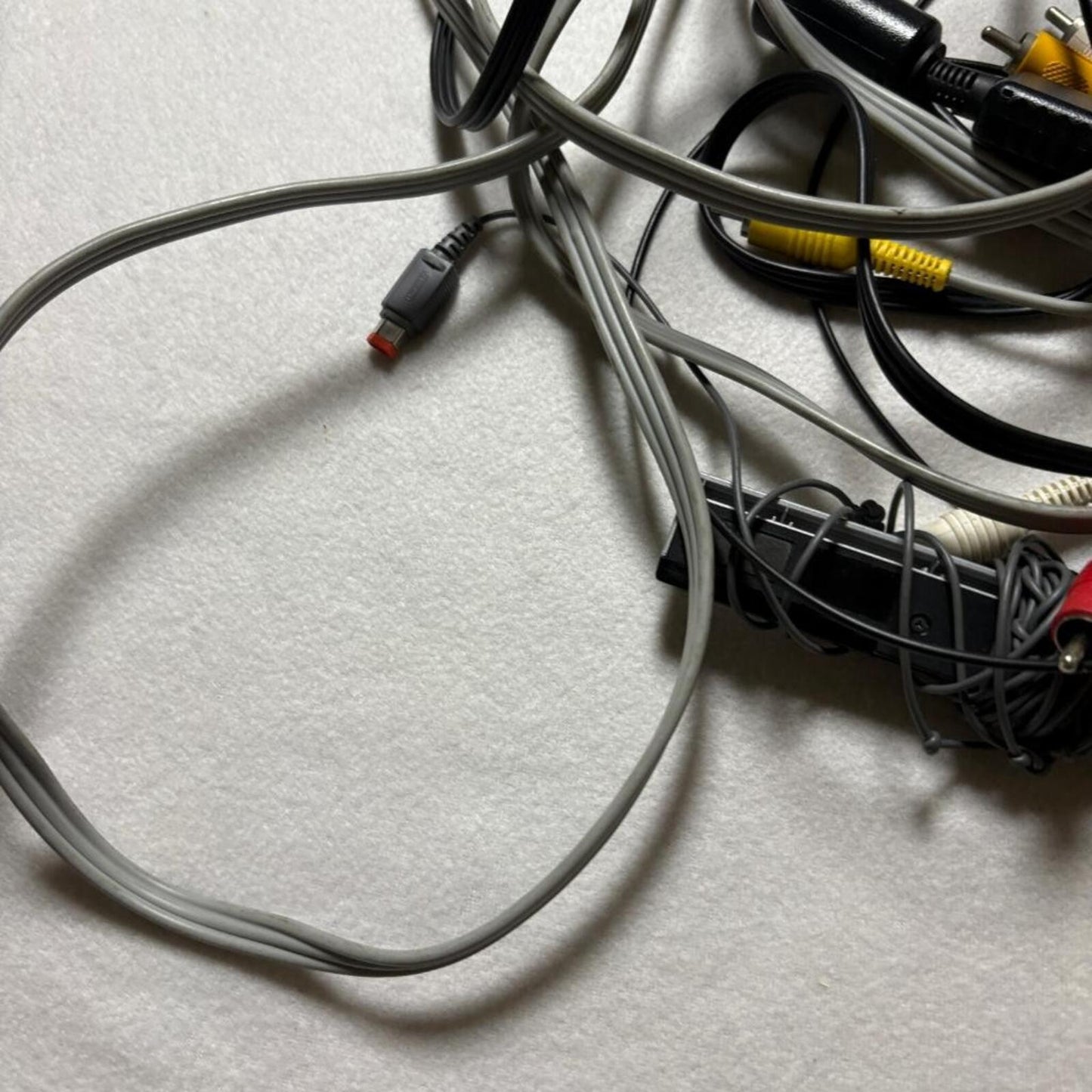 Nintendo Wii Sensor Bar PlayStation Eye Camera AV Cable Optical Audio Cable Lot